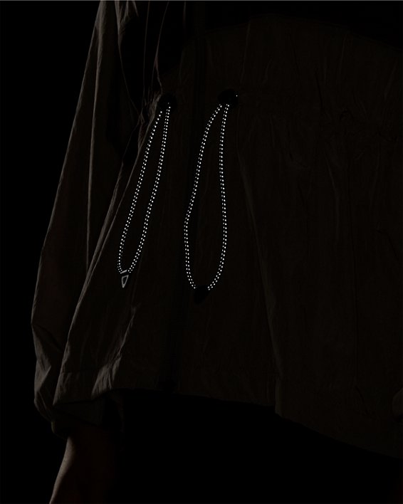 Women's UA RUSH™ Woven Jacket, Gray, pdpMainDesktop image number 3